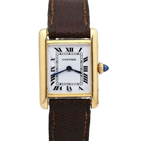 cartier tank watch resale value